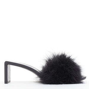 Balenciaga Feather Slipper Sandals
